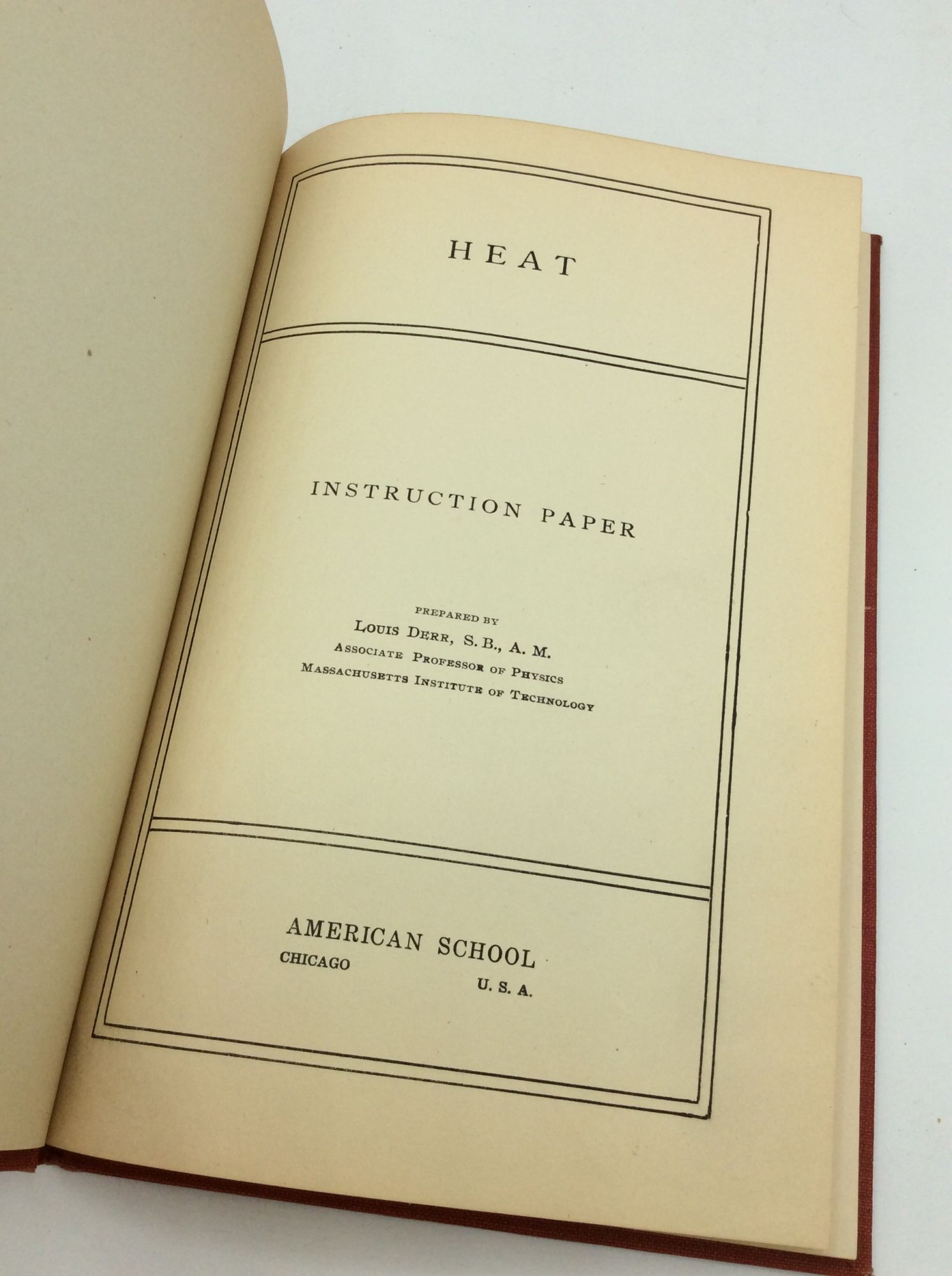 HEAT: Instruction Paper | Louis Derr