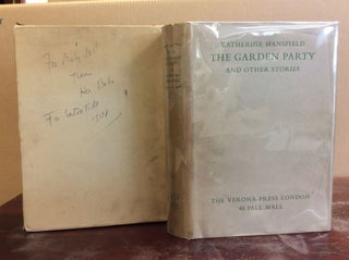 Item #111744 THE GARDEN PARTY and Other Stories. Katherine Mansfield