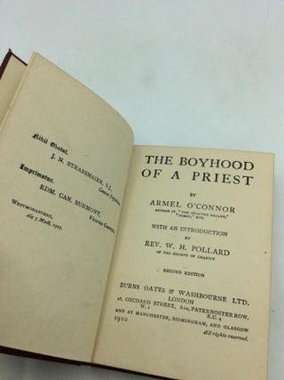 THE BOYHOOD OF A PRIEST.