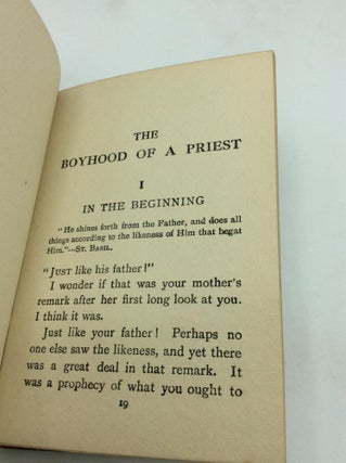 THE BOYHOOD OF A PRIEST.