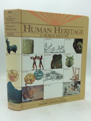 Item #113349 HUMAN HERITAGE: A World History. Miriam Greenblatt F. Kenneth Cox, Stanley S. Seaberg