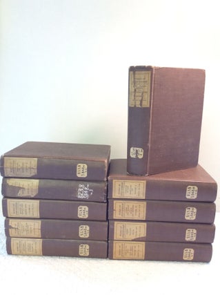 Item #1210692 THE WORKS OF ROBERT LOUIS STEVENSON: VOLS. I-X. Charles Curtis Bigelow, ed Temple...