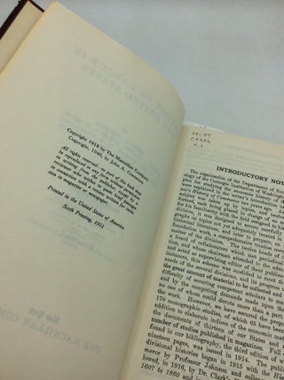 HISTORY OF LABOUR IN THE UNITED STATES: VOLS. I-IV [COMPLETE].