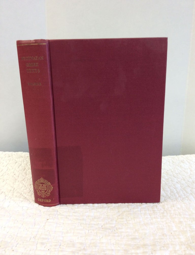 AN INTERPRETATION OF MYCENAEAN GREEK TEXTS | L R. Palmer | First edition