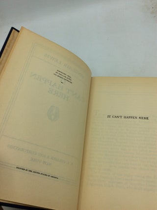 IT CAN'T HAPPEN HERE