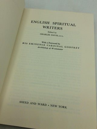 ENGLISH SPIRITUAL WRITERS