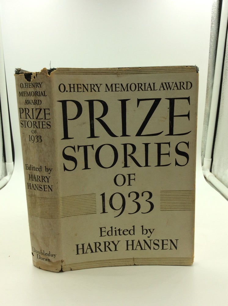 Item #1223283 O. Henry Memorial Award Prize Stories 1933. ed Harry Hansen.