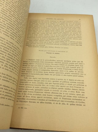 ANALECTA FRANCISCANA SIVE CHRONICA ALIAQUE VARIA DOCUMENTA AD HISTORIAM FRATRUM MINORUM SPECTANTIA, Volumes I-X