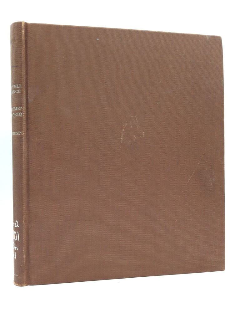 Item #122747 DOCUMENTS HISTORIQUES: CORRESPONDANCE ECHANGEE ENTRE LES AUTORITES FRANCAISES ET LES GOUVERNEURS ET INTENDANTS: VOL. I [COMPLETE].