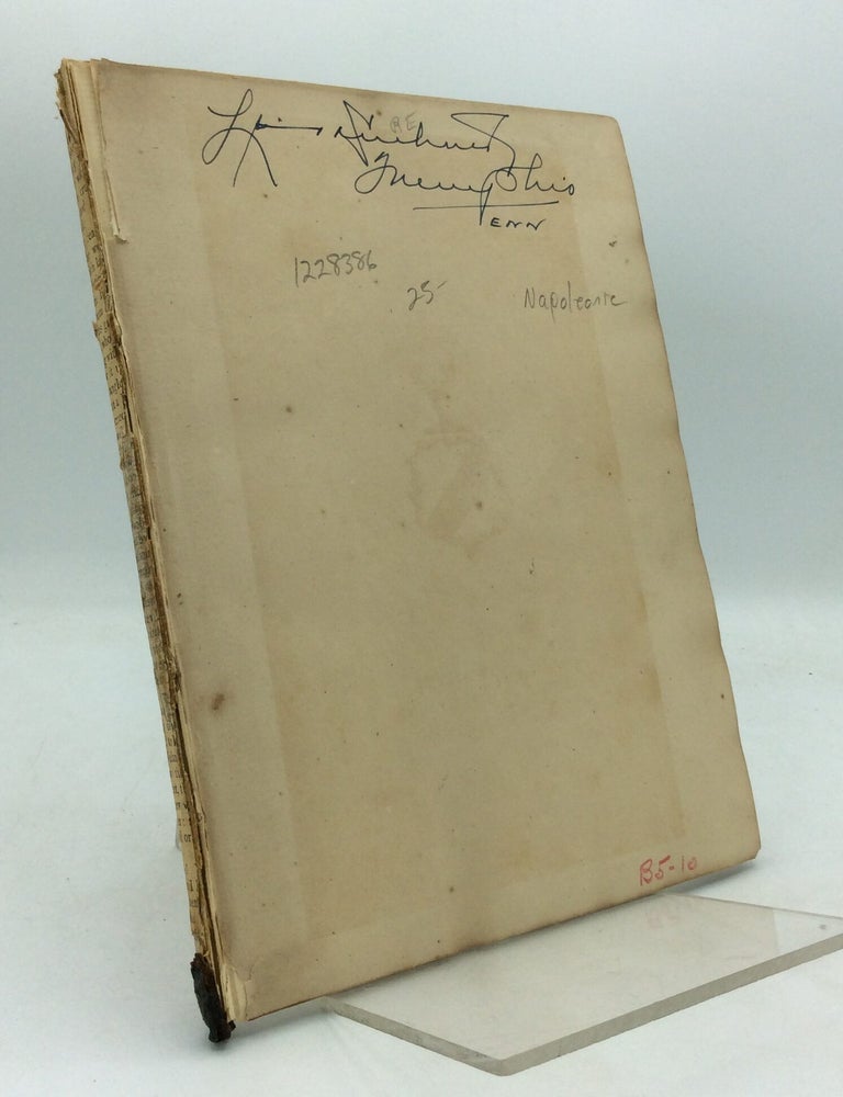 Item #1228386 Letters of the Bonaparte family: From the originals in the autograph collection of Baron Heath. Baron Heath.