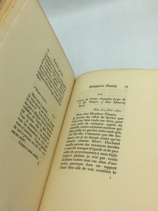 Letters of the Bonaparte family: From the originals in the autograph collection of Baron Heath
