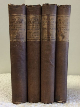 Item #122849 THE OLD BOOK COLLECTOR'S MISCELLANY; OR A COLLECTION OF READABLE REPRINTS OF...