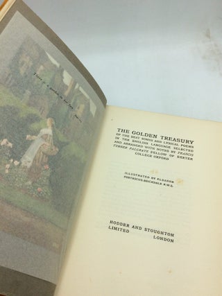 THE GOLDEN TREASURY OF THE BEST SONGS AND LYRICAL POEMS IN THE ENGLISH LANGUAGE.