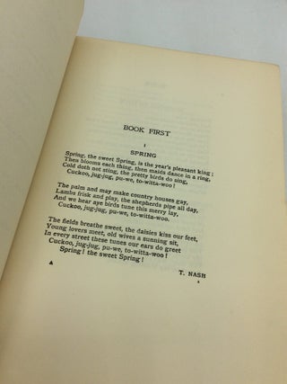 THE GOLDEN TREASURY OF THE BEST SONGS AND LYRICAL POEMS IN THE ENGLISH LANGUAGE.