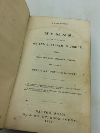 A COLLECTION OF HYMNS FOR THE USE OF THE UNITED BRETHREN IN CHRIST