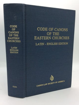 Item #1235201 CODE OF CANONS FOR THE EASTERN CHURCHES [Latin-English edition]. Pope John Paul II