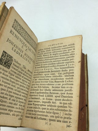 DE PRAECIPUIS GRAECAE DICTIONIS IDIOTISMIS LIBELLUS [bound with] DE GRAECAE LINGUAE PARTICULIS LIBER