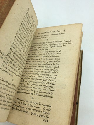 DE PRAECIPUIS GRAECAE DICTIONIS IDIOTISMIS LIBELLUS [bound with] DE GRAECAE LINGUAE PARTICULIS LIBER