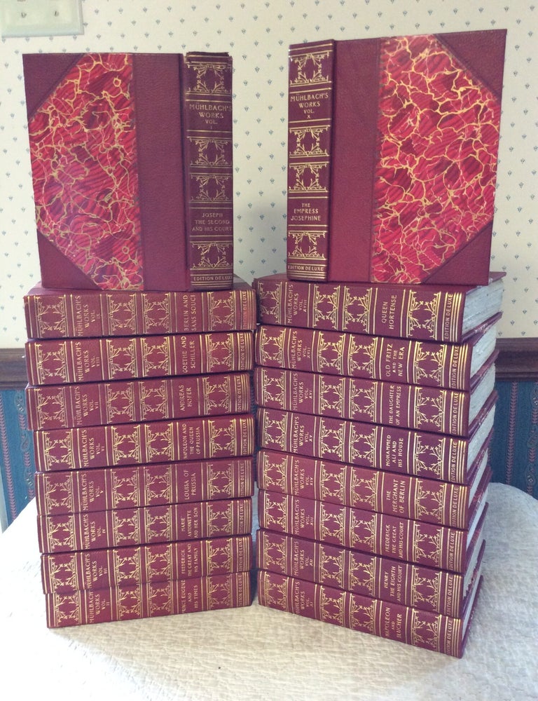 Item #1241261 MUHLBACH'S WORKS: EDITION DE LUXE IN 18 VOLUMES. Louisa Muhlbach.