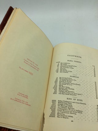 MUHLBACH'S WORKS: EDITION DE LUXE IN 18 VOLUMES