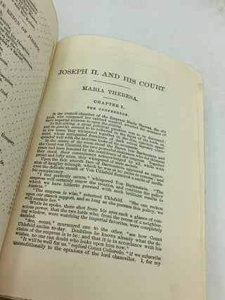 MUHLBACH'S WORKS: EDITION DE LUXE IN 18 VOLUMES