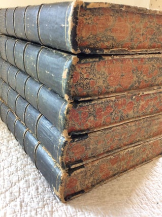 BIOGRAPHIA BRITANNICA or The Lives of the Most Eminent Persons who have flourished in Great Britain and Ireland: 5v set