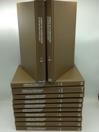Item #124648 JAHRBUCH DER OSTERREICHISCHEN BYZANTINISTIK (Volumes 2-14