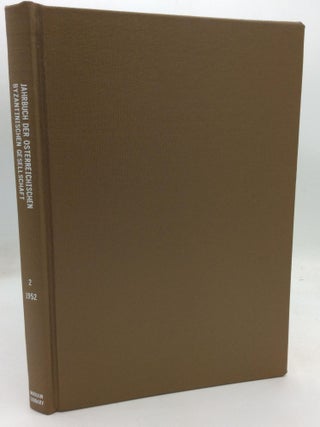 JAHRBUCH DER OSTERREICHISCHEN BYZANTINISTIK (Volumes 2-14)