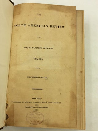 NORTH AMERICAN REVIEW (Volumes 12-247)
