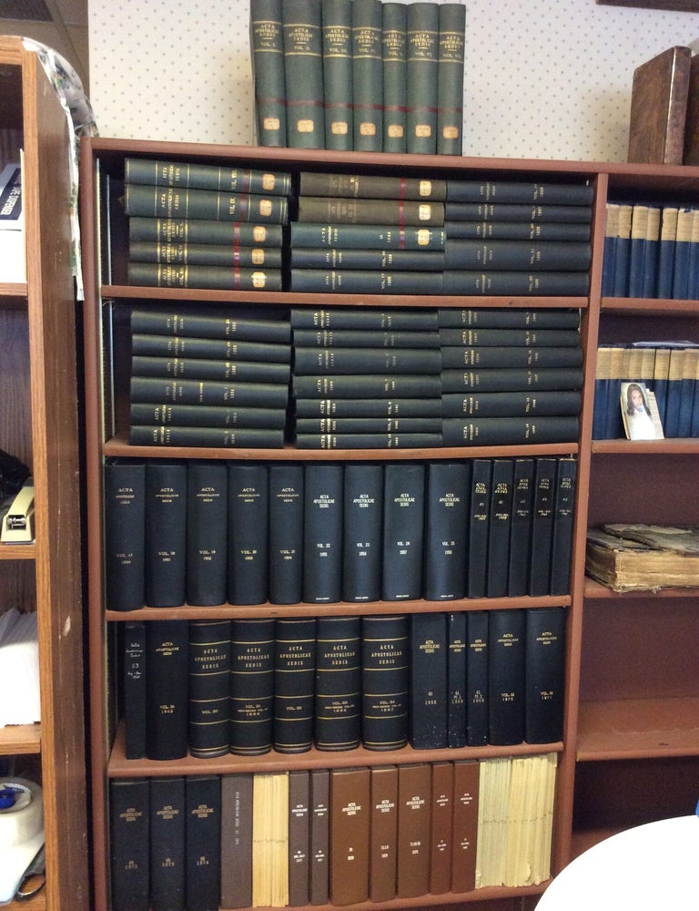 Item #124677 ACTA APOSTOLICAE SEDIS (Volumes 1-74 in 112 books)