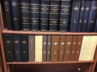 ACTA APOSTOLICAE SEDIS (Volumes 1-74 in 112 books)