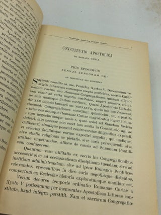 ACTA APOSTOLICAE SEDIS (Volumes 1-74 in 112 books)