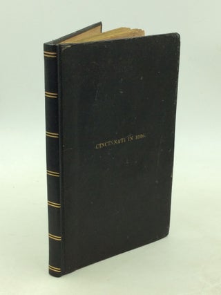 Item #1253305 CINCINNATI IN 1826. Benjamin Drake, E B. Mansfield