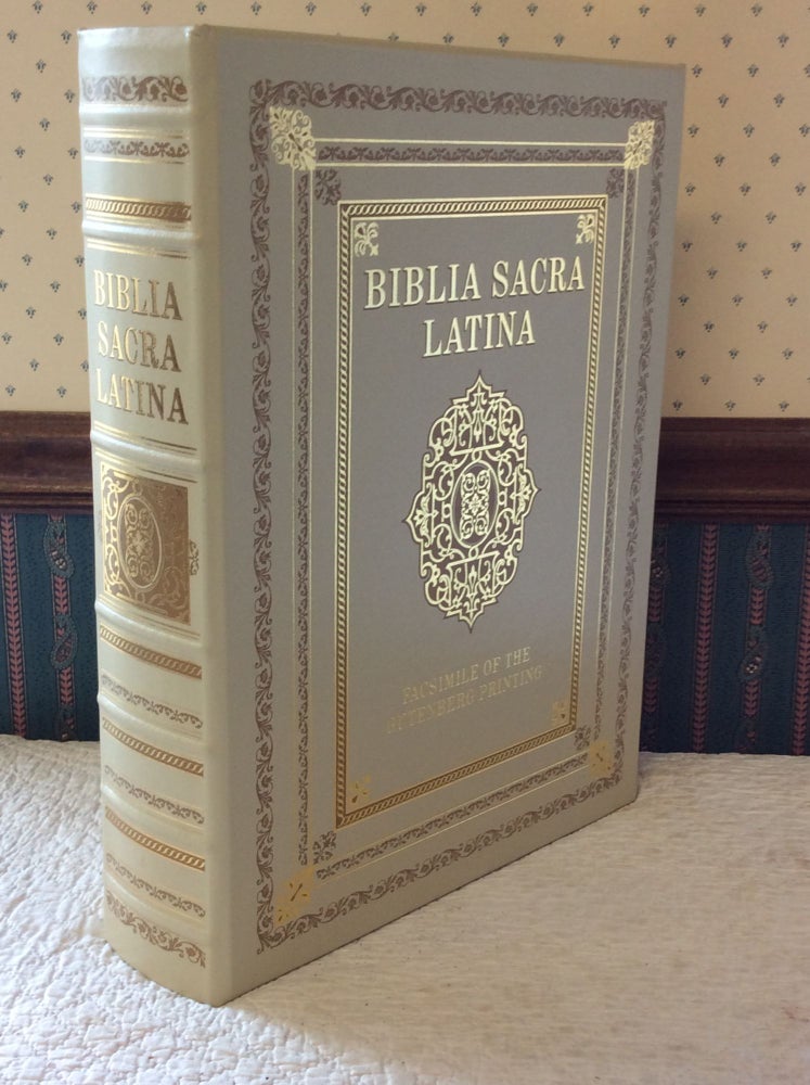 Item #1255823 BIBLIA SACRA LATINA: THE GUTENBERG BIBLE. Bible in Latin.