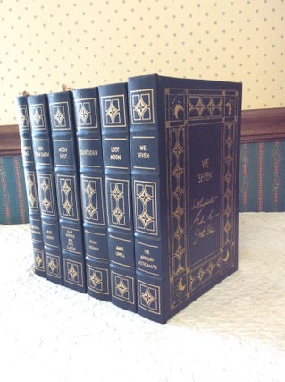 Item #1256254 THE ASTRONAUT'S LIBRARY: complete set: Men From Earth, Moon Shot, Lost Moon,...