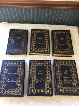 THE ASTRONAUT'S LIBRARY: complete set: Men From Earth, Moon Shot, Lost Moon, Countdown, Schirra's Space, We Seven