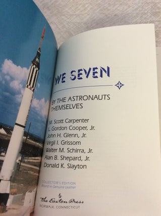THE ASTRONAUT'S LIBRARY: complete set: Men From Earth, Moon Shot, Lost Moon, Countdown, Schirra's Space, We Seven