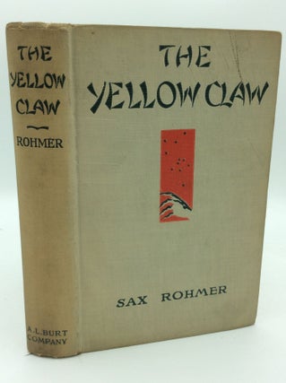 Item #1258324 THE YELLOW CLAW. Sax Rohmer