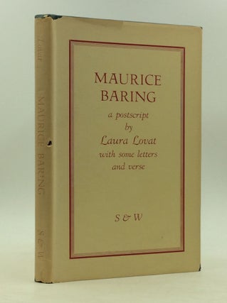 Item #125833 MAURICE BARING: A Postscript. Laura Lovat