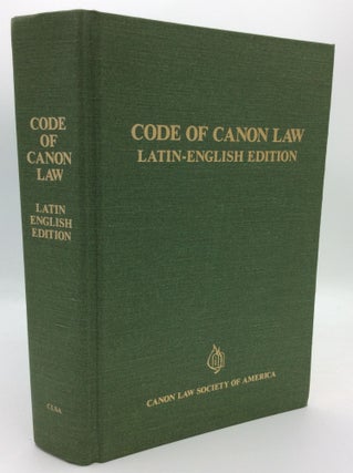 Item #1264071 CODE OF CANON LAW: Latin-English Edition. Canon Law Society of America