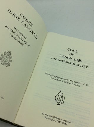 CODE OF CANON LAW: Latin-English Edition.