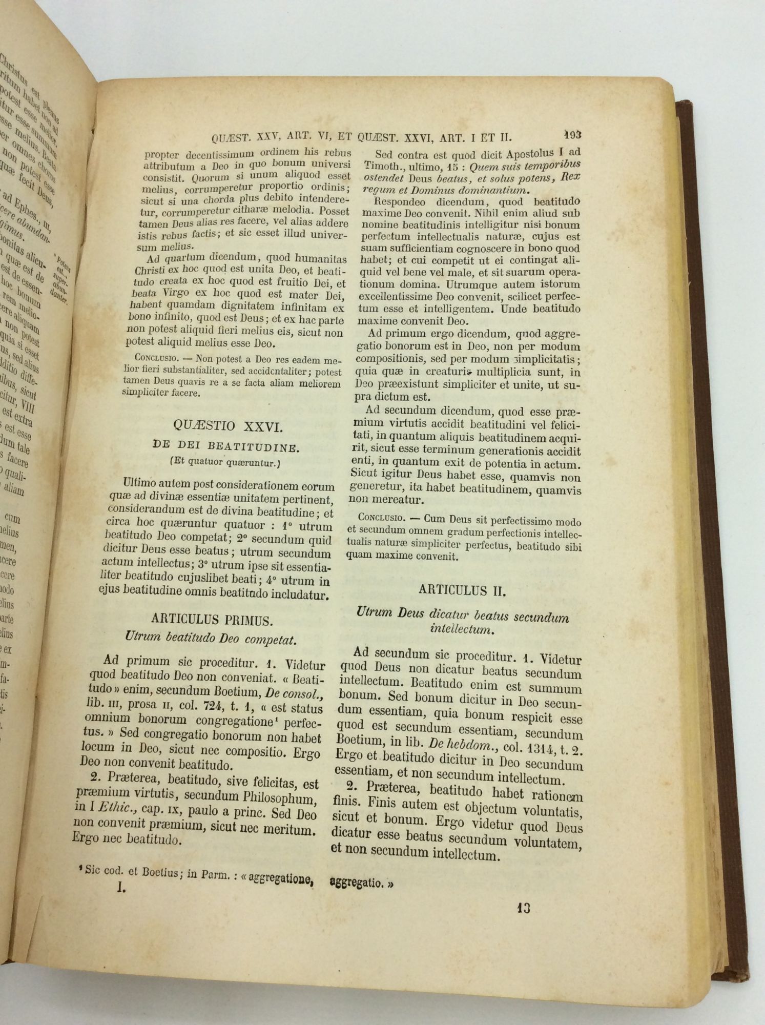 Œuvres Complètes De Saint Thomas D'Aquin - édition VIVÈS 1871-74, 12 Volumes, Latin, Relié