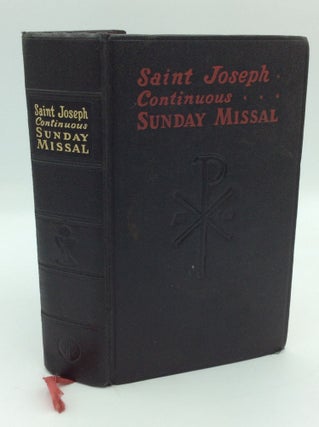 Item #1269225 SAINT JOSEPH CONTINUOUS SUNDAY MISSAL 1957. Rev. Hugo Hoever
