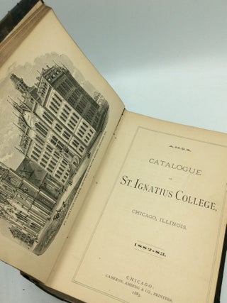 BOUND VOLUME OF 24 CATHOLIC COLLEGE CATALOGUES 1882-1883