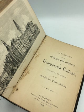 BOUND VOLUME OF 24 CATHOLIC COLLEGE CATALOGUES 1882-1883