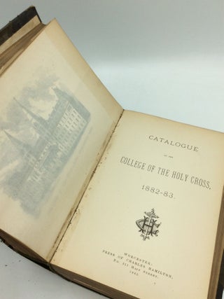 BOUND VOLUME OF 24 CATHOLIC COLLEGE CATALOGUES 1882-1883