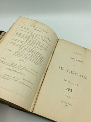 BOUND VOLUME OF 24 CATHOLIC COLLEGE CATALOGUES 1882-1883