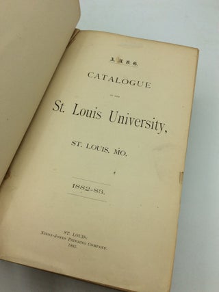 BOUND VOLUME OF 24 CATHOLIC COLLEGE CATALOGUES 1882-1883