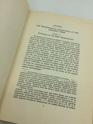 THE RIGHTS AND OBLIGATIONS OF METROPOLITANS