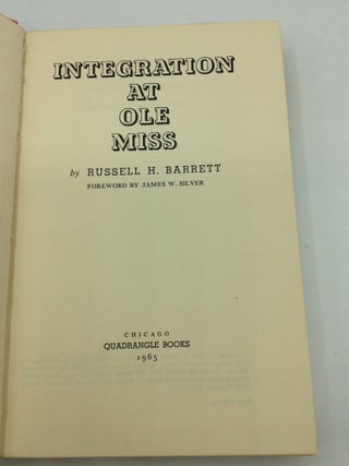 ARCHIVE OF MATERIAL ON THE 1962 BATTLE OF OXFORD, MISSISSIPPI - INCLUDING AN UNPUBLISHED ACCOUNT OF THE RIOTS BY AN OLE MISS PROFESSOR